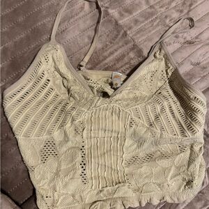 Elegant Lace Beige Camisole